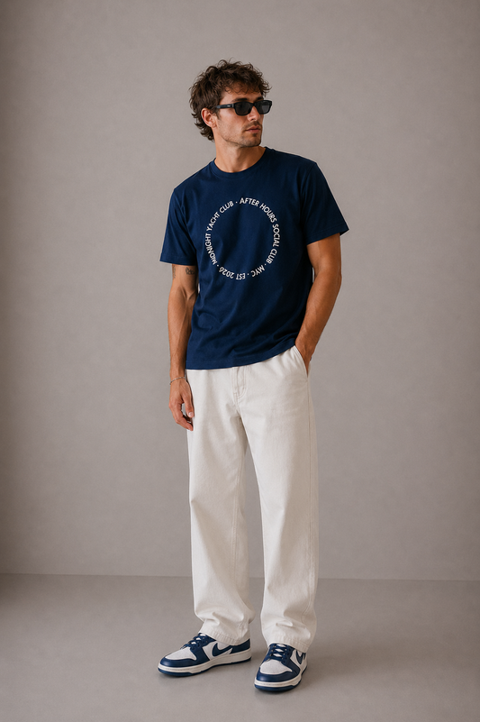 Midnight Yacht Club Circle T-Shirt